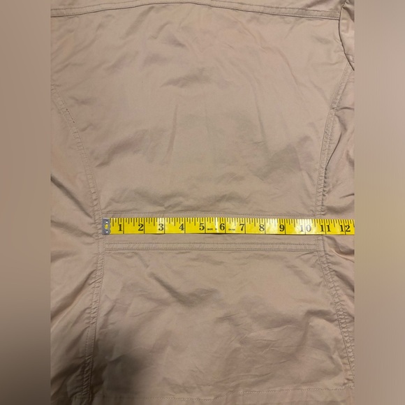 St. John’s Bay, stretch khaki 4 pocket utility jacket, L - Picture 9 of 10